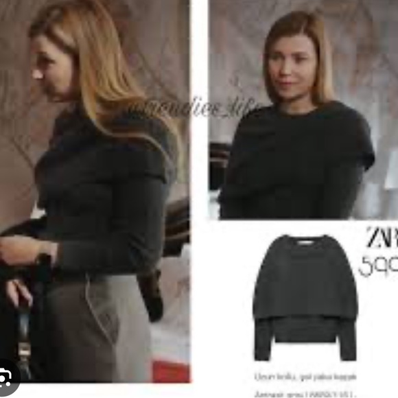 ZARA GREY SWEATER - Picture 5 of 6